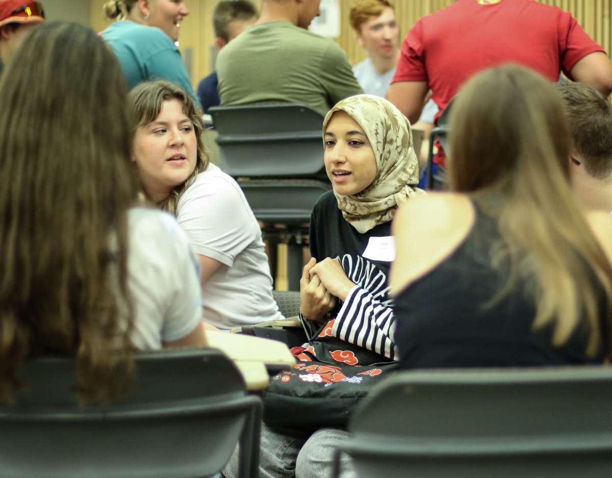 Honors students attending the 2023 First-Year Honors Program Kickoff.